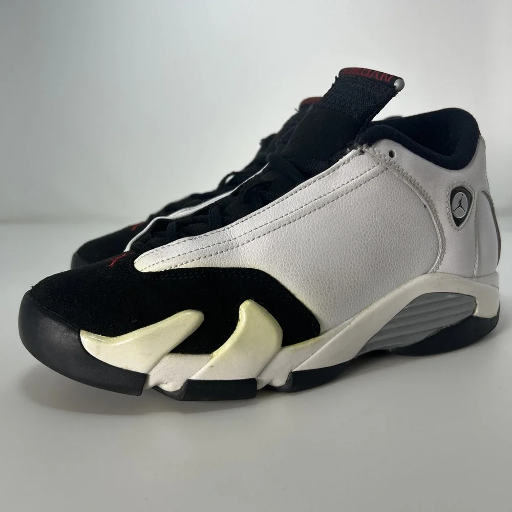 Nike Air Jordan 14 XIV Retro Black Toe 2014 Size 6.5Y, Women's 8 654963-102